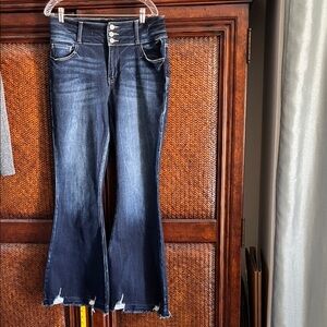 KanCan Midnight Blue Flare Jeans